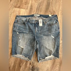 Torrid Jean shorts, size 20, NWT